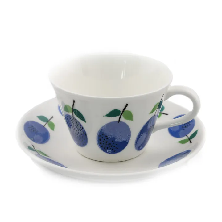 Prunus coffee cup with saucer - 15 cl - Gustafsbergs Porslinsfabrik