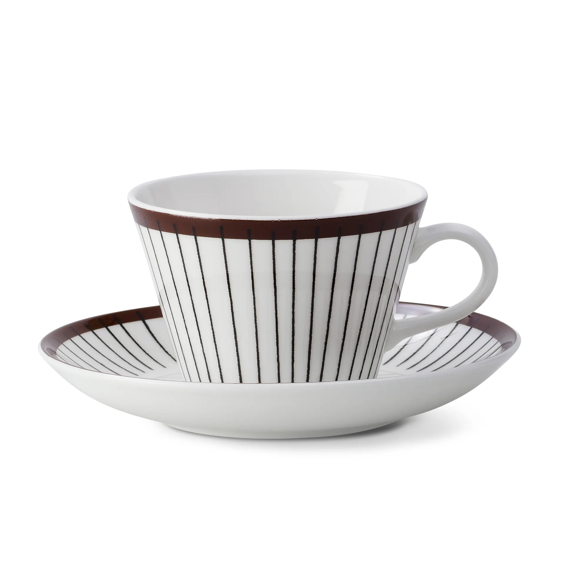 Ribb coffee set, coffee cup + saucer Gustafsbergs Porslinsfabrik