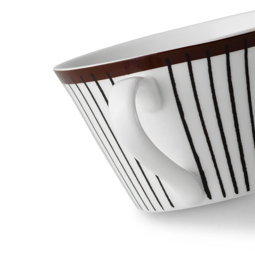 Ribb coffee set, coffee cup + saucer Gustafsbergs Porslinsfabrik