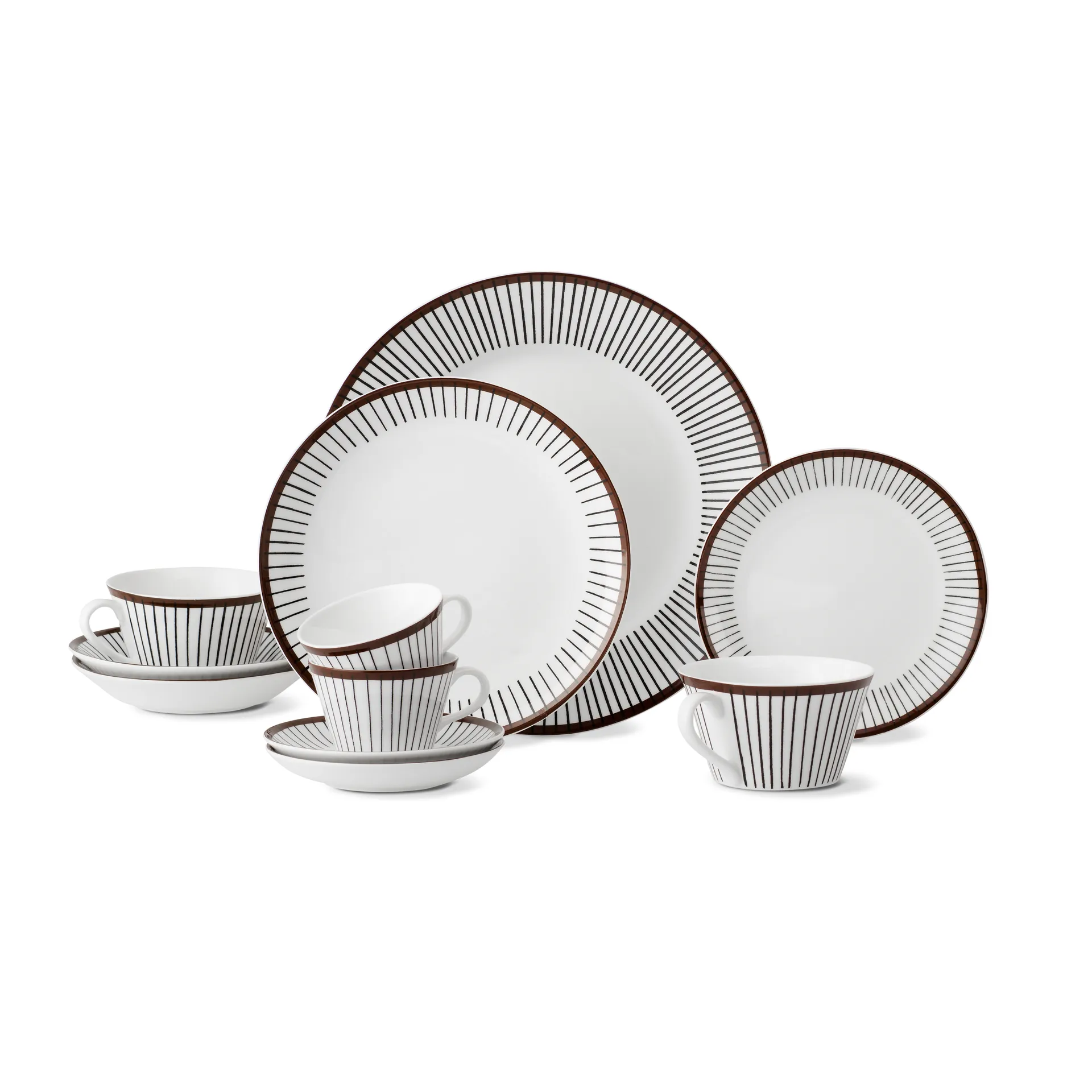 Ribb coffee set, coffee cup + saucer Gustafsbergs Porslinsfabrik