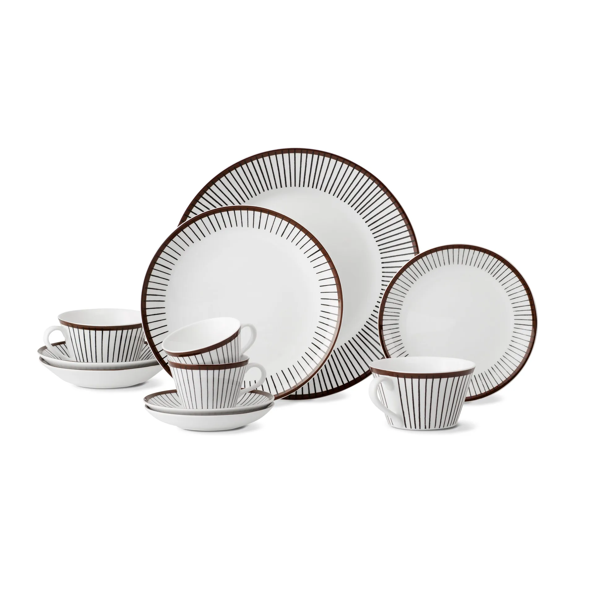Ribb plate, Ø 18 cm Gustafsbergs Porslinsfabrik