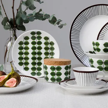 Ribb plate - Ø 28 cm - Gustafsbergs Porslinsfabrik