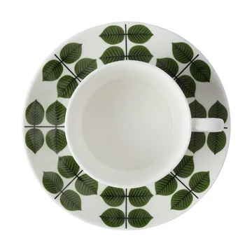 Berså teacup with saucer 35 cl - Green - Gustavsbergs Porslinsfabrik
