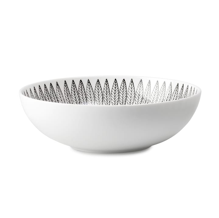 Black Salix bowl 17 cm, black Gustavsbergs Porslinsfabrik