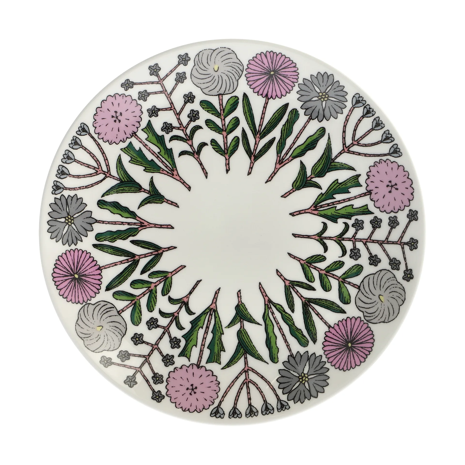 Maj plate Ø22 cm, Pink Gustavsbergs Porslinsfabrik