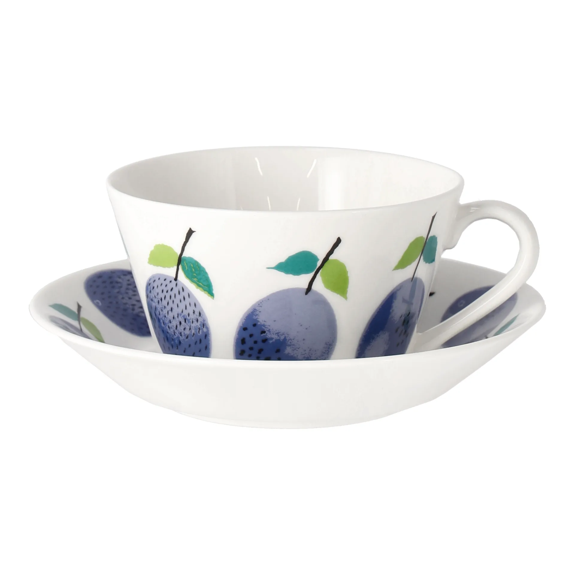 Prunus teacup with saucer Ø15,3 cm, 25 cl Gustavsbergs Porslinsfabrik
