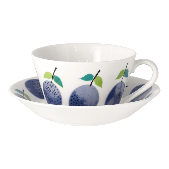 Prunus teacup with saucer Ø15,3 cm - 25 cl - Gustavsbergs Porslinsfabrik