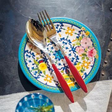 Feeling serving utensils - Clear red, 2 pieces - Guzzini