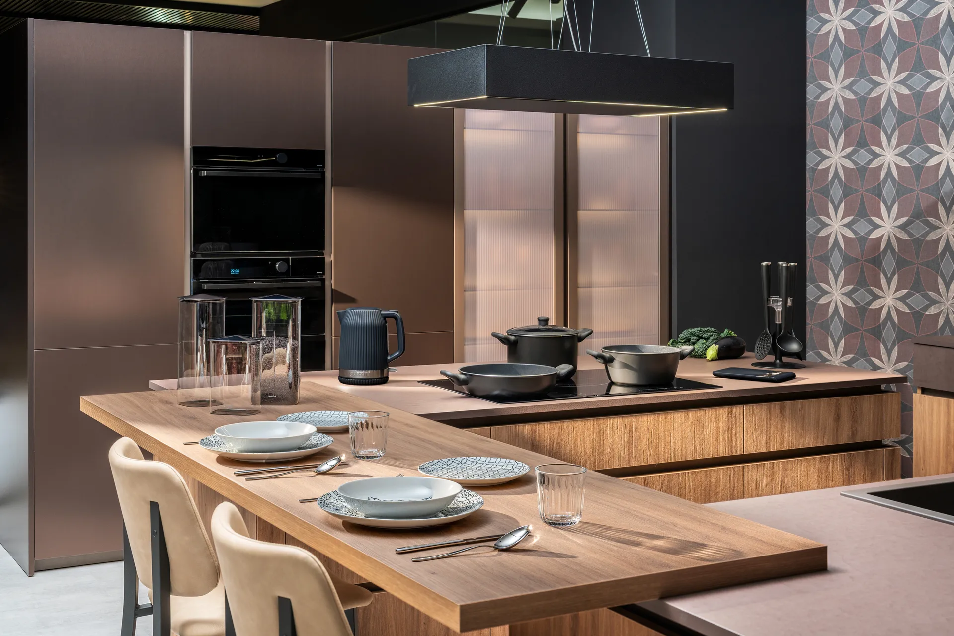 Sous Chef electric kettle, Navy blue Guzzini