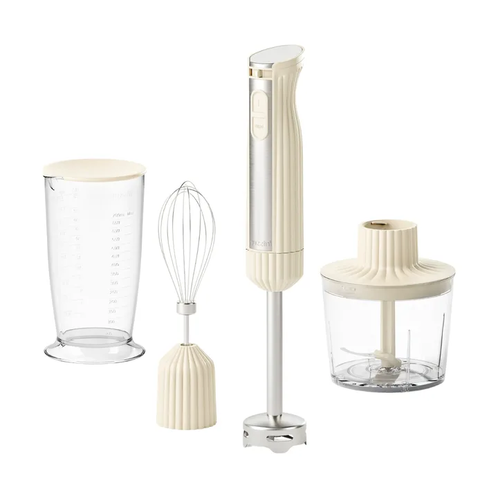 Sous chef hand blender - Cream, 4 pieces - Guzzini
