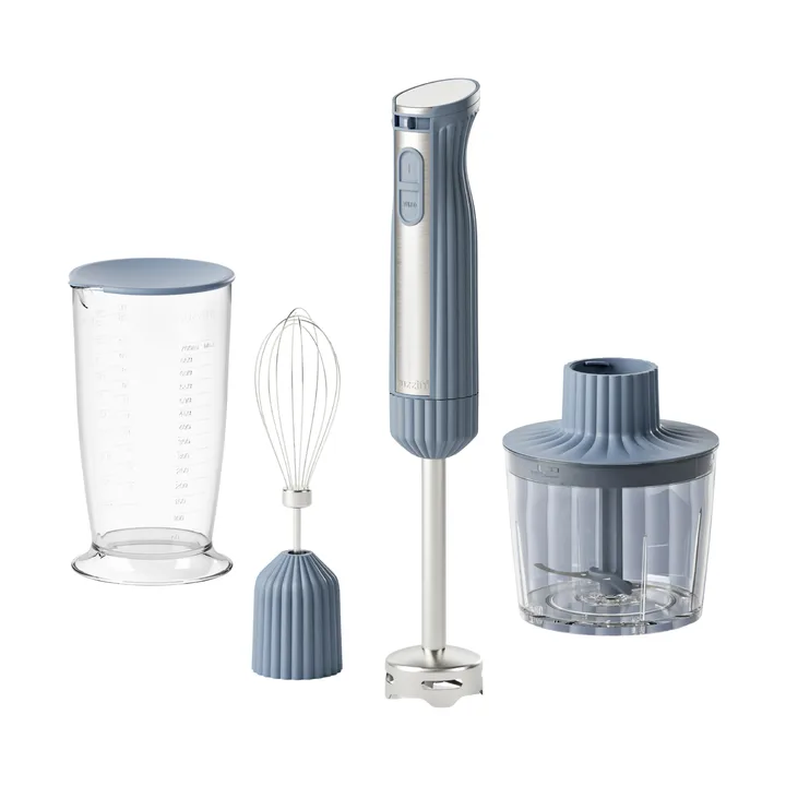 Sous chef hand blender - Navy blue, 4 pieces - Guzzini