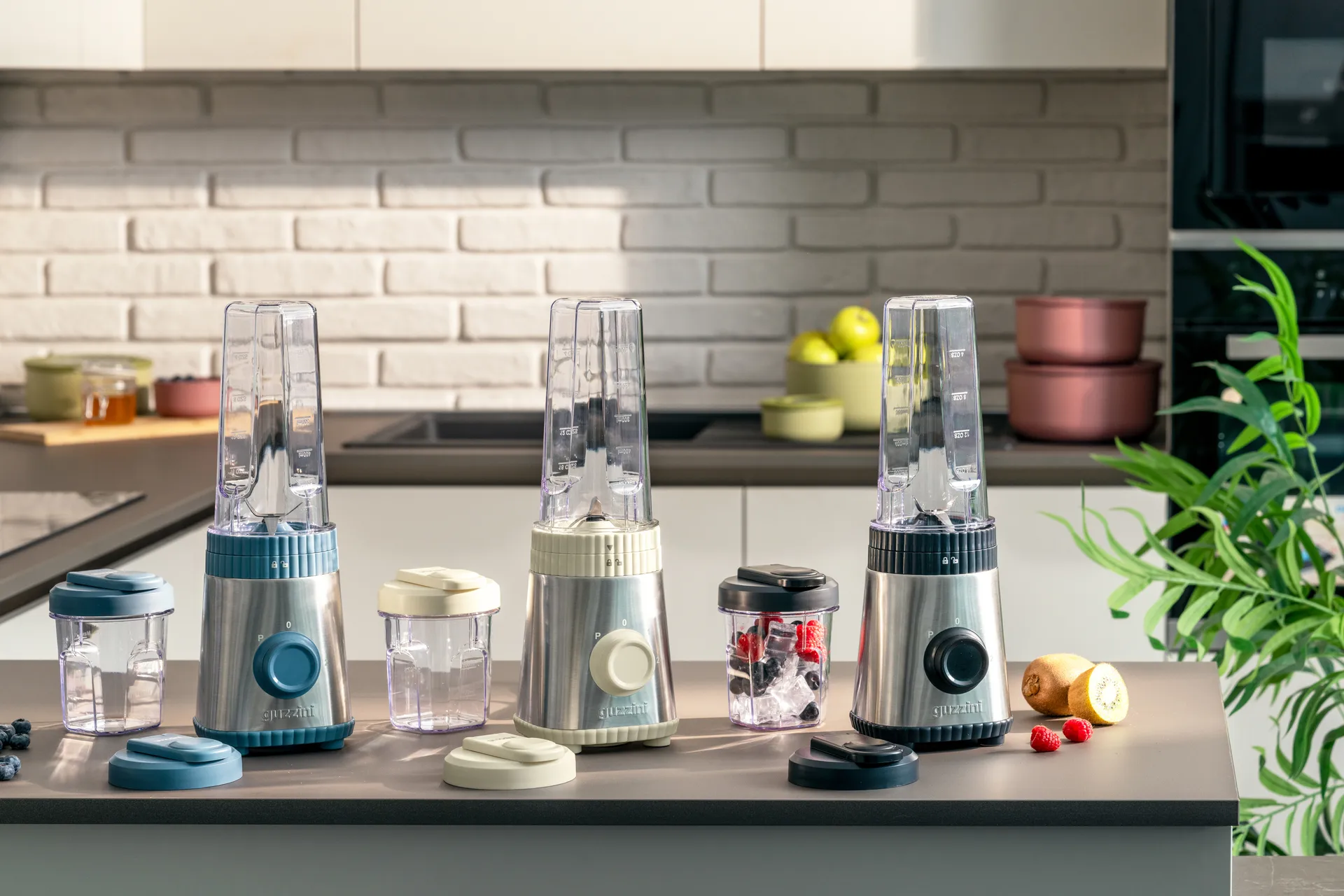 Sous chef on-the-go mixer, Navy blue Guzzini