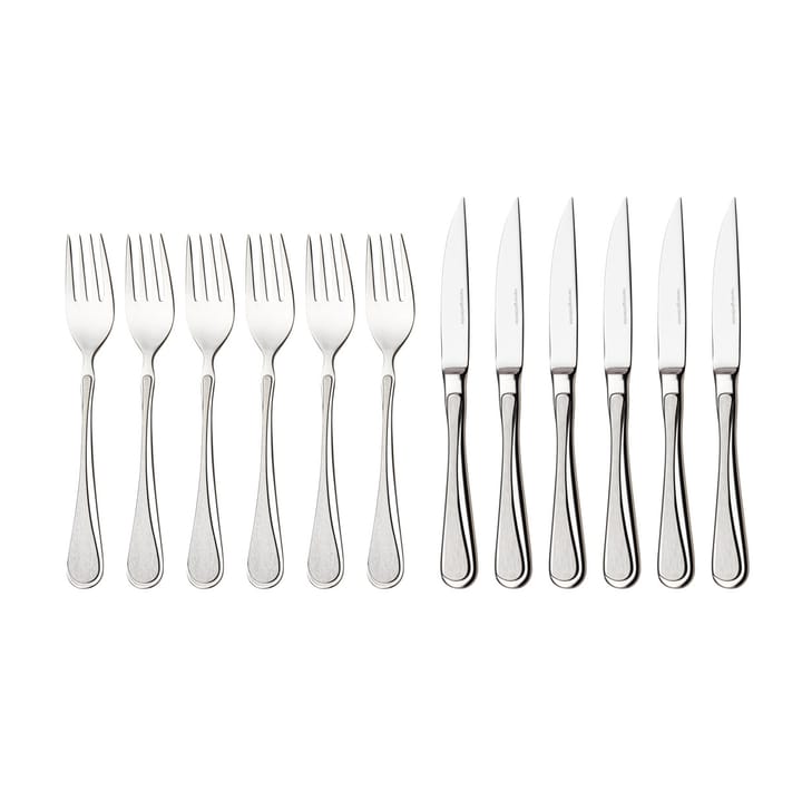 Carina meat cutlery set 12 pcs, stainless steel Hardanger Bestikk