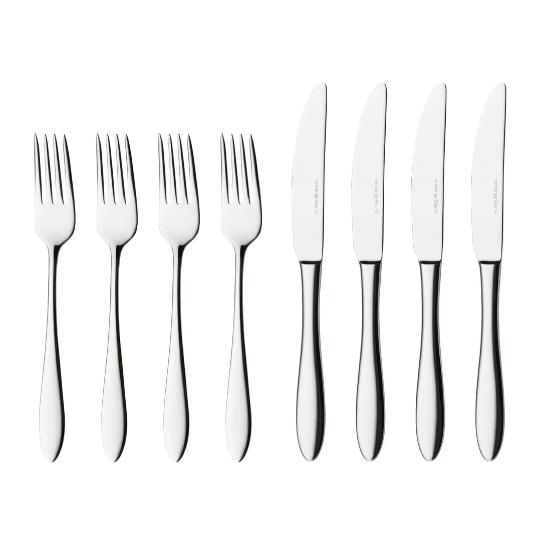 Fjord starter set 8 pcs, stainless steel Hardanger Bestikk