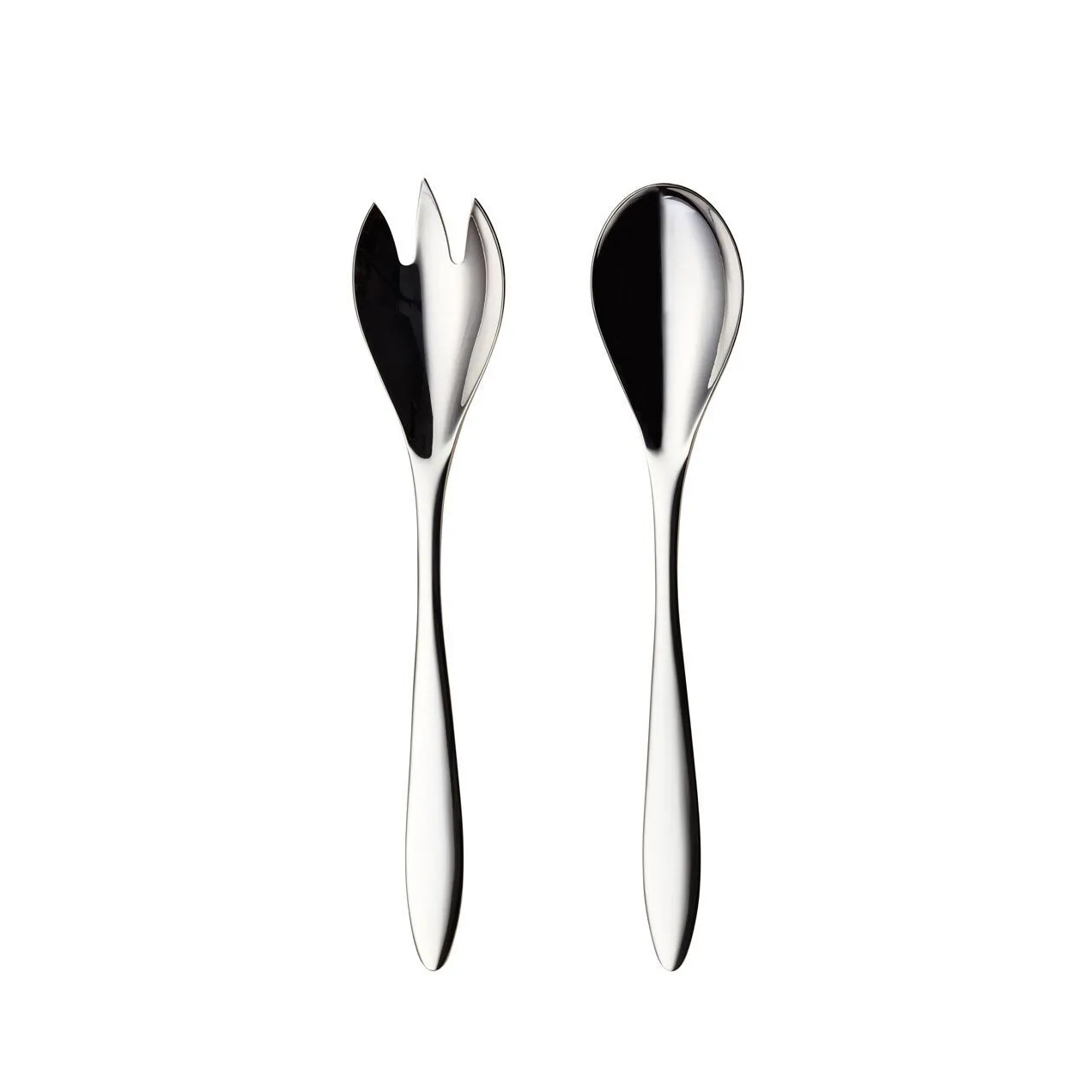 Maria salad set 2 pieces, Stainless steel Hardanger Bestikk