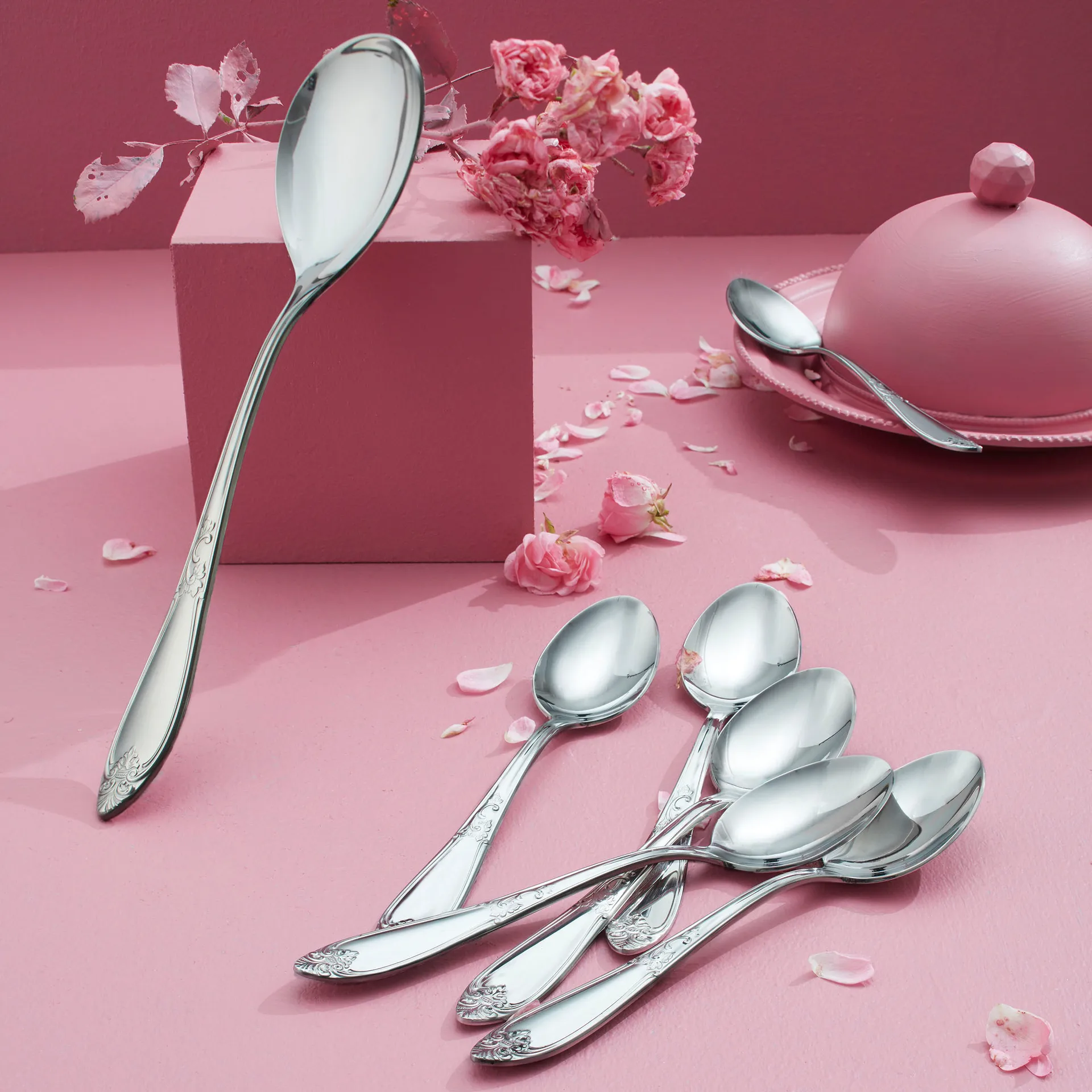 Nina cutlery 24 pieces, Stainless steel Hardanger Bestikk