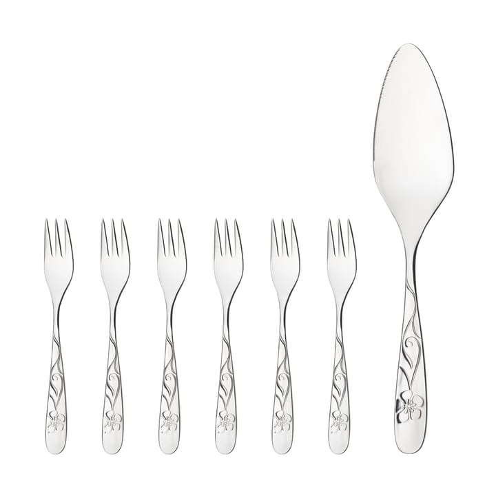 Sanna cake set - 7 pieces - Hardanger Bestikk