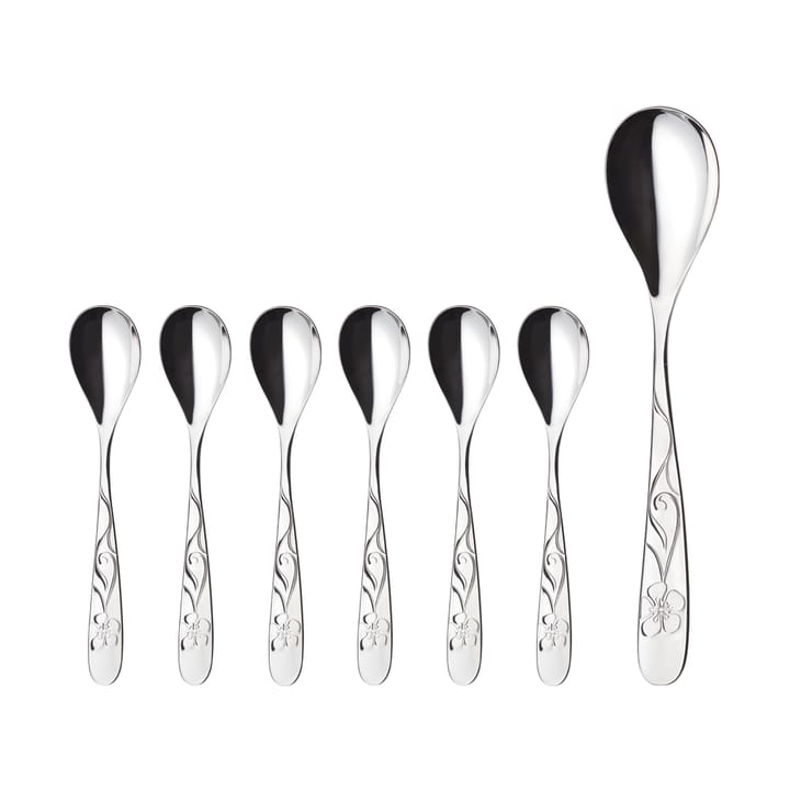 Sanna dessert set - 7 pieces - Hardanger Bestikk