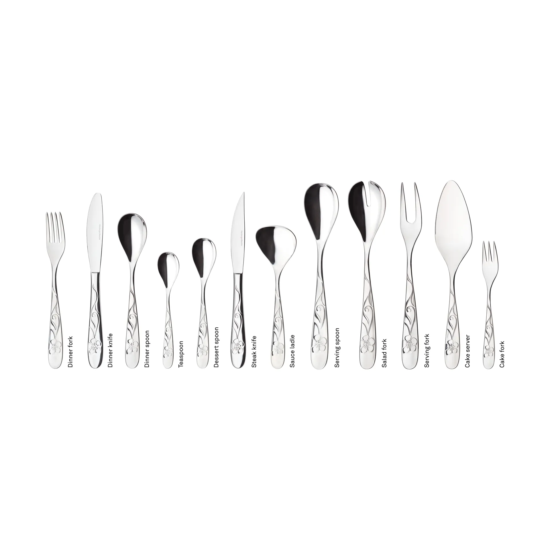 Sanna grill set, 12 pieces Hardanger Bestikk