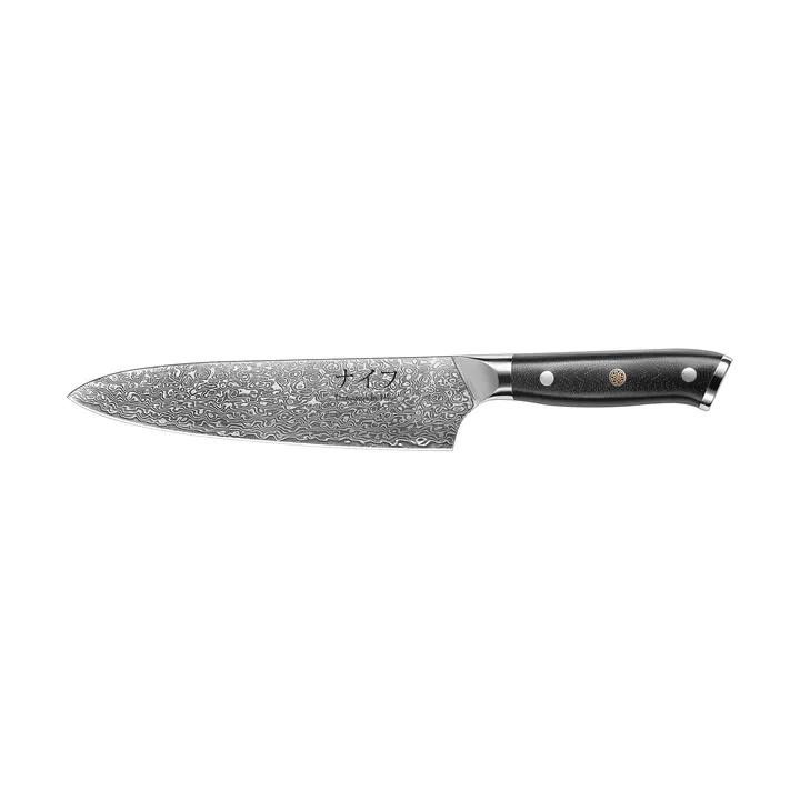 Damascus By Hâws chef's knife 32 cm - Black-stainless steel - Hâws