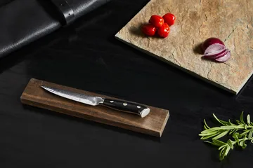 Damascus By Hâws universal knife 23.6 cm - Black-stainless steel - Hâws