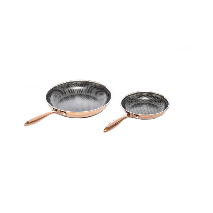Hâws Santo frying pan set hybrid coating 2-piece - Rose Gold - Hâws