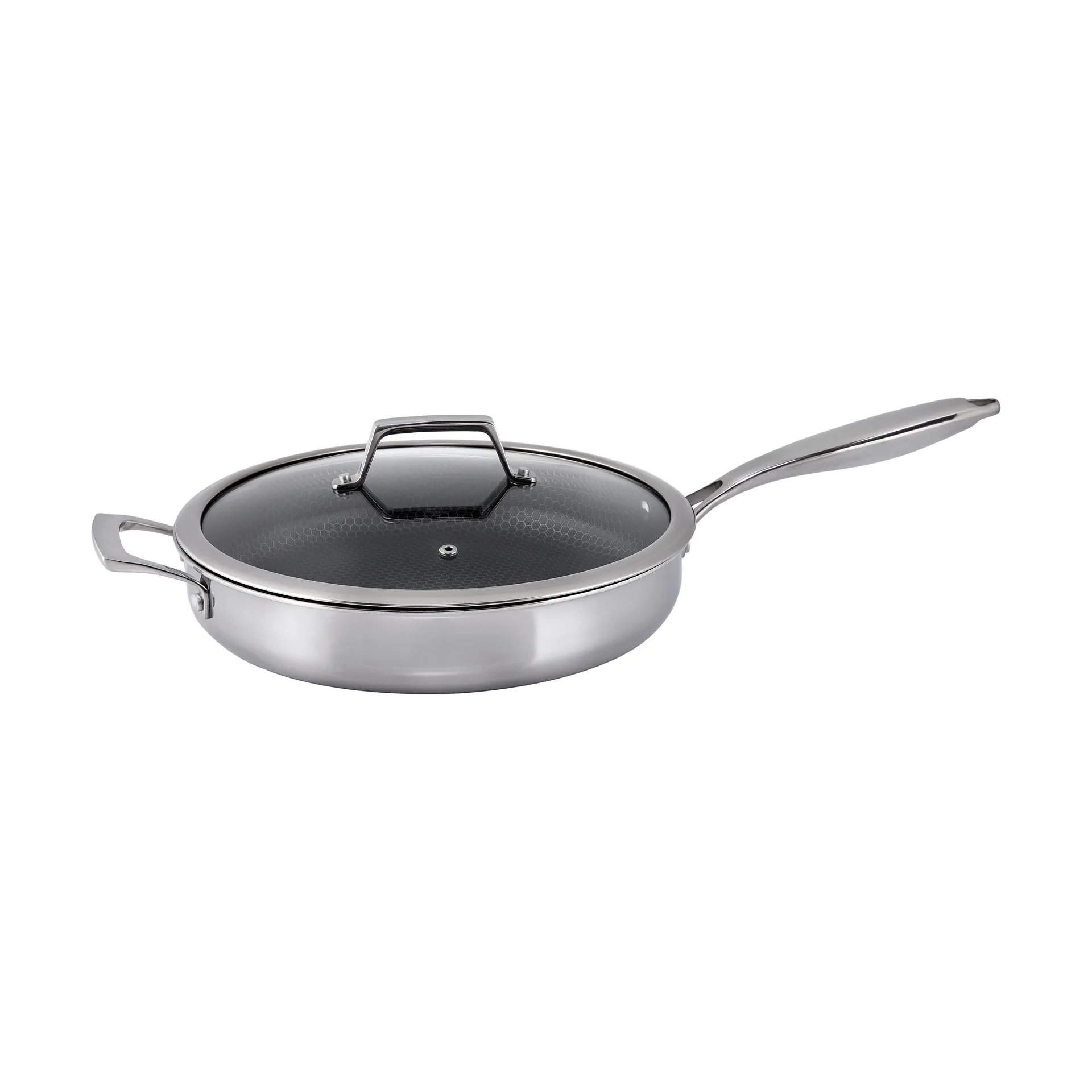 Hâws Santo hybrid coating saucepan with lid, Stainless steel Hâws