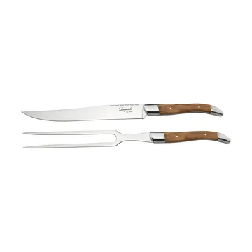 Laguiole By Hâws 2-piece carving set - Olive - Hâws
