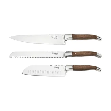 Laguiole By Hâws 3-piece chef's knife set - Oak - Hâws