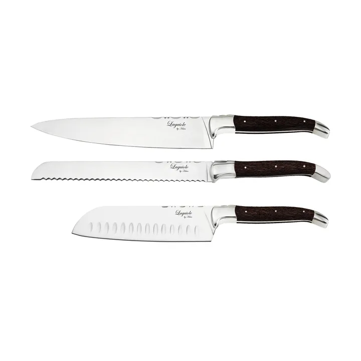Laguiole By Hâws 3-piece chef's knife set - Wenge - Hâws