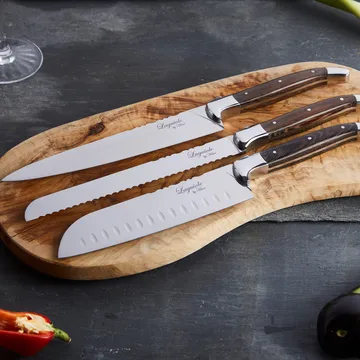 Laguiole By Hâws 3-piece chef's knife set - Wenge - Hâws
