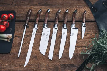 Laguiole By Hâws 7-piece chef's knife set - Wenge - Hâws