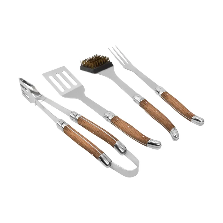 Laguiole By Hâws BBQ grill set 4-piece - Oak - Hâws