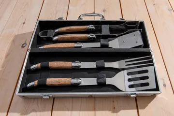 Laguiole By Hâws BBQ grill set 4-piece - Oak - Hâws