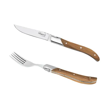 Laguiole By Hâws grill cutlery 12-piece - Olive - Hâws