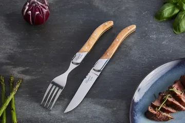 Laguiole By Hâws grill cutlery 12-piece - Olive - Hâws