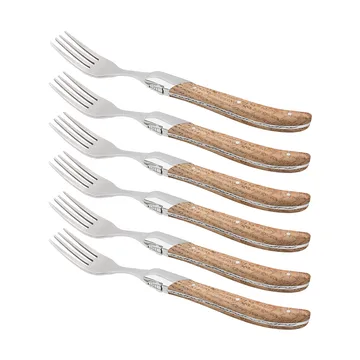 Laguiole By Hâws grill knife 6-pack - Oak - Hâws