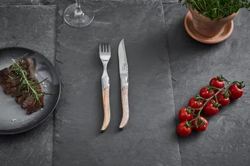 Laguiole By Hâws grill knife 6-pack - Oak - Hâws