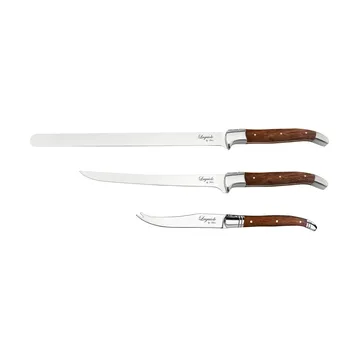 Laguiole By Hâws knife set, 3-piece - Rosewood - Hâws