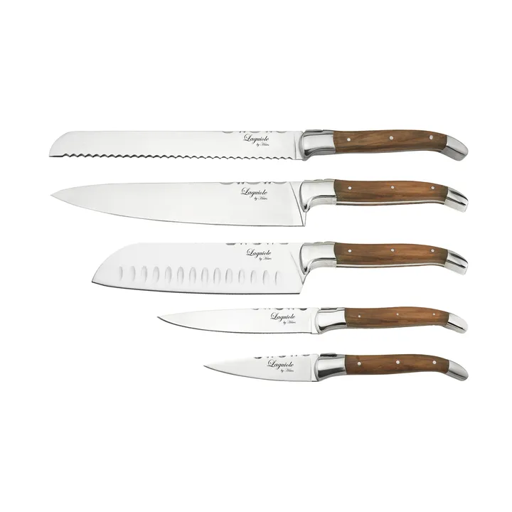 Laguiole By Hâws knife set 5-piece - Olive - Hâws