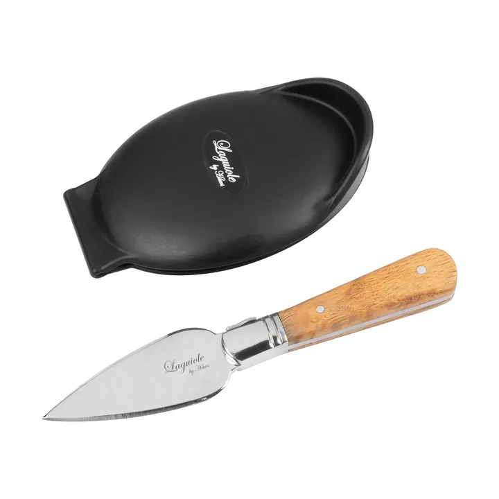 Laguiole by Hâws oyster set 2-piece - Olive wood-stainless steel - Hâws
