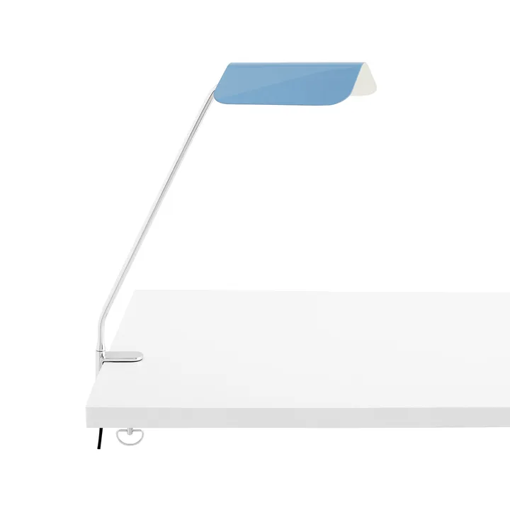 Apex Clip desk lamp - Pastel blue - HAY