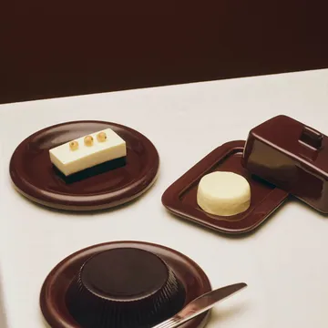 Barro butter dish - Burgundy - HAY