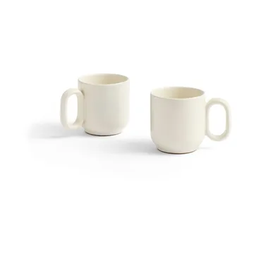 Barro mug 2-pack - Off-white - HAY