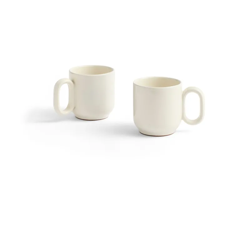 Barro mug 2-pack - Off-white - HAY
