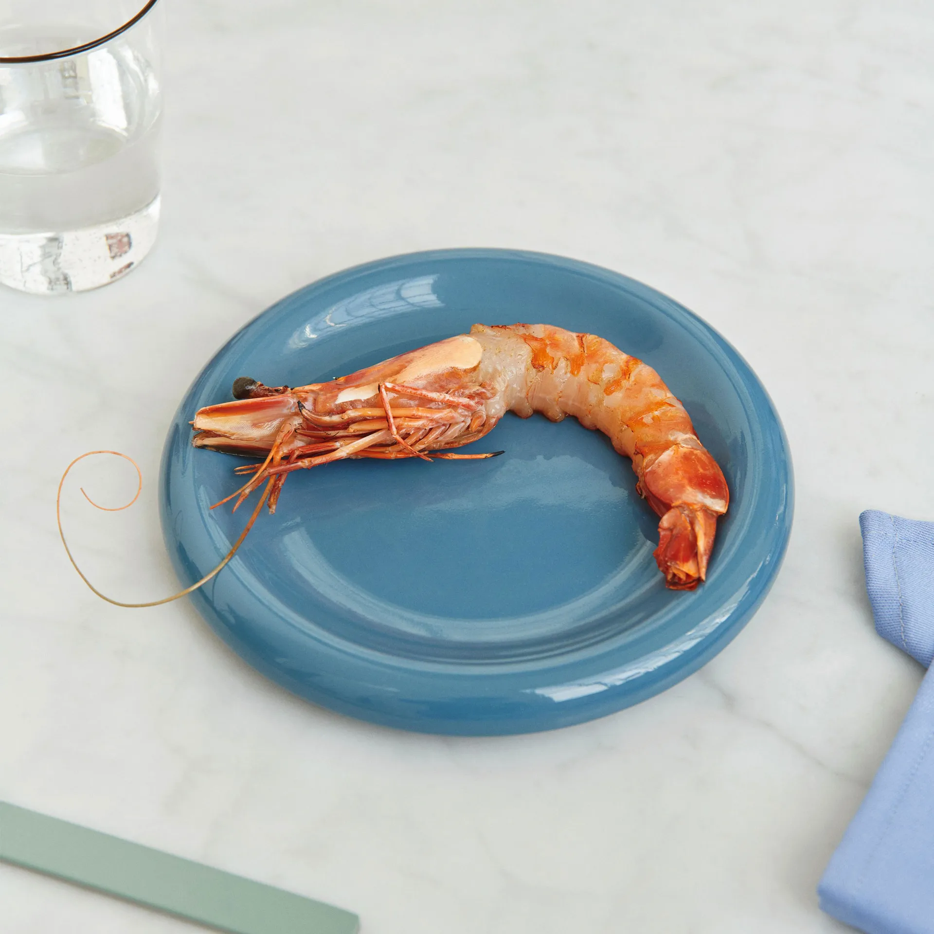 Barro plate Ø18 cm 2-pack, Dark blue HAY