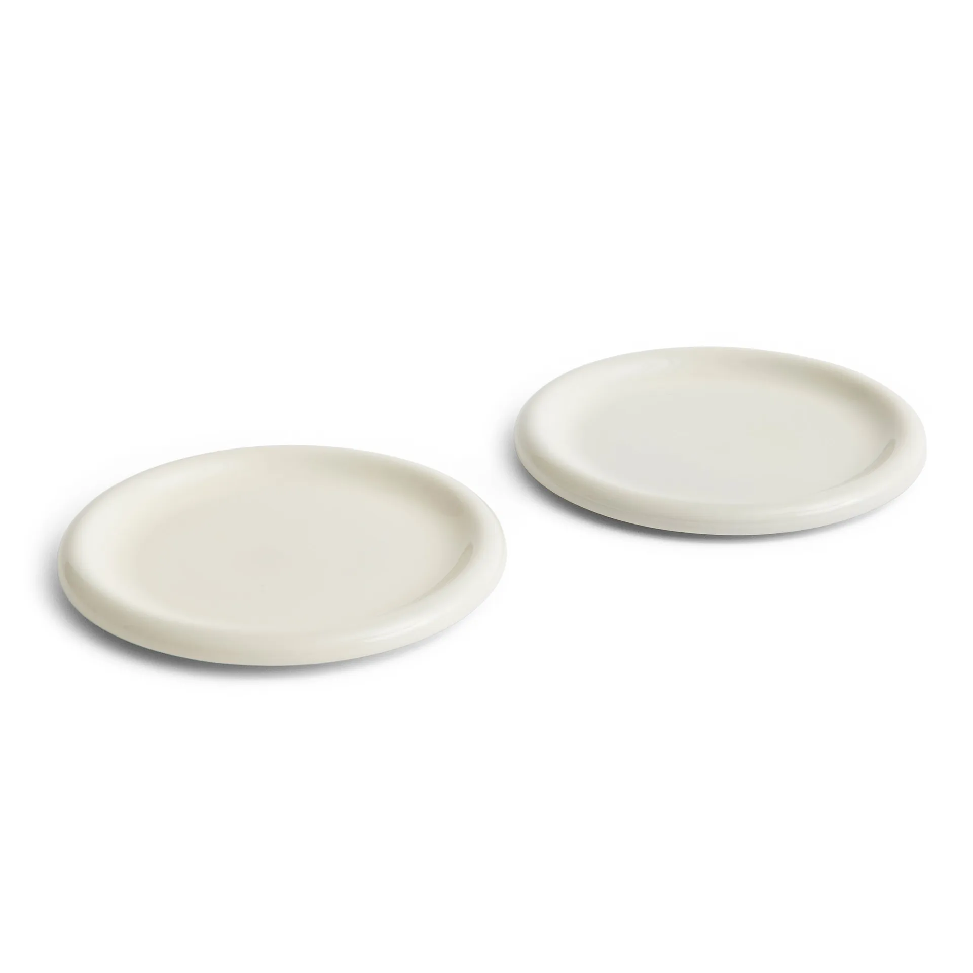 Barro plate, Off-white, Ø24 cm 2-pack HAY