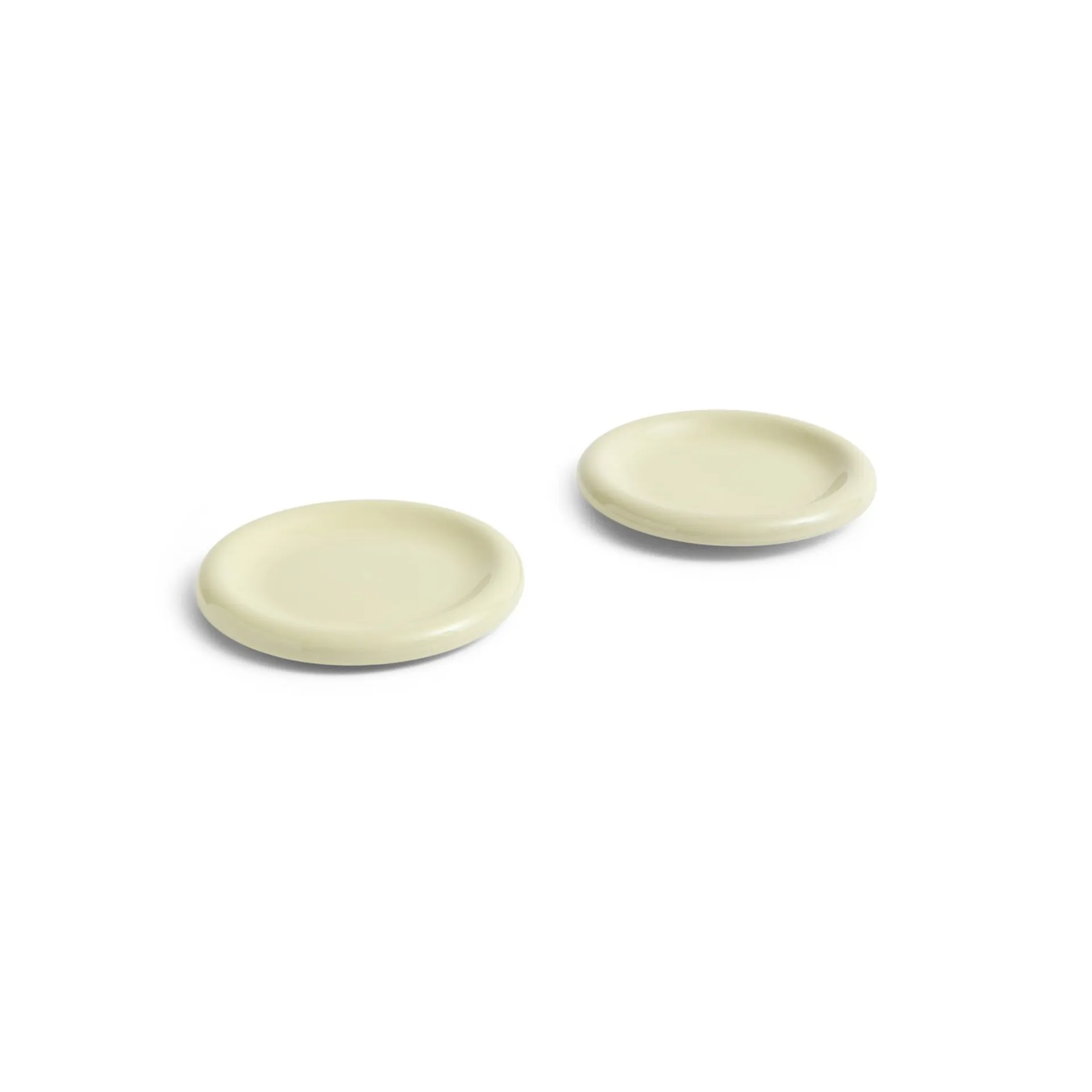 Barro plate, Pistachio, Ø18 cm 2-pack HAY