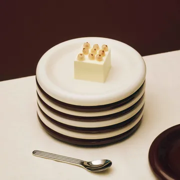 Barro plate - Pistachio, Ø18 cm 2-pack - HAY