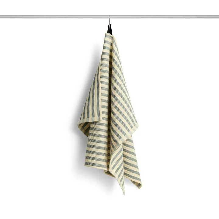 Canteen cotton kitchen towel 52x80 cm - Green-yellow - HAY